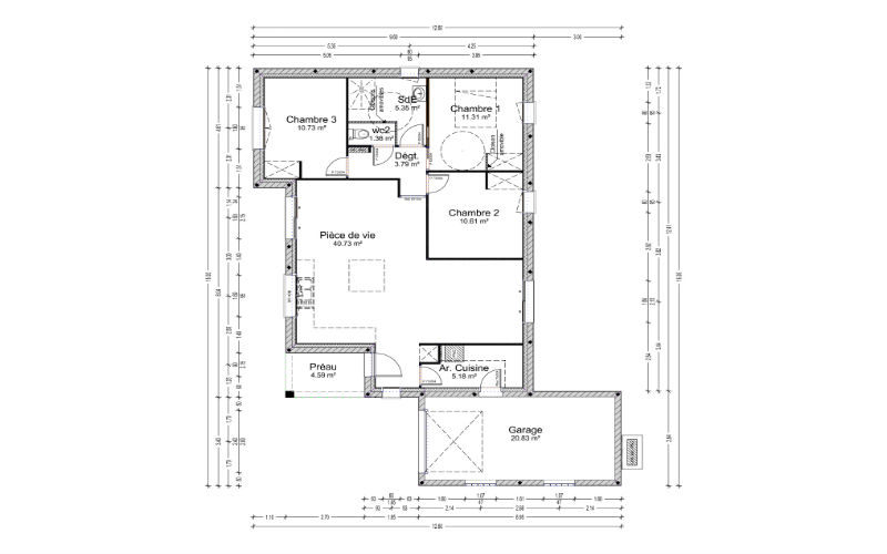 plan rdc kervarec