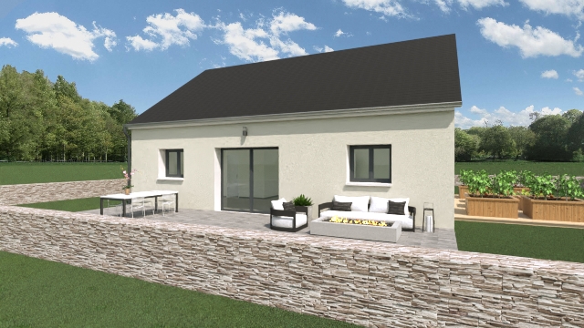 Programme Terrain + Maison Chatelaudren-plouagat
