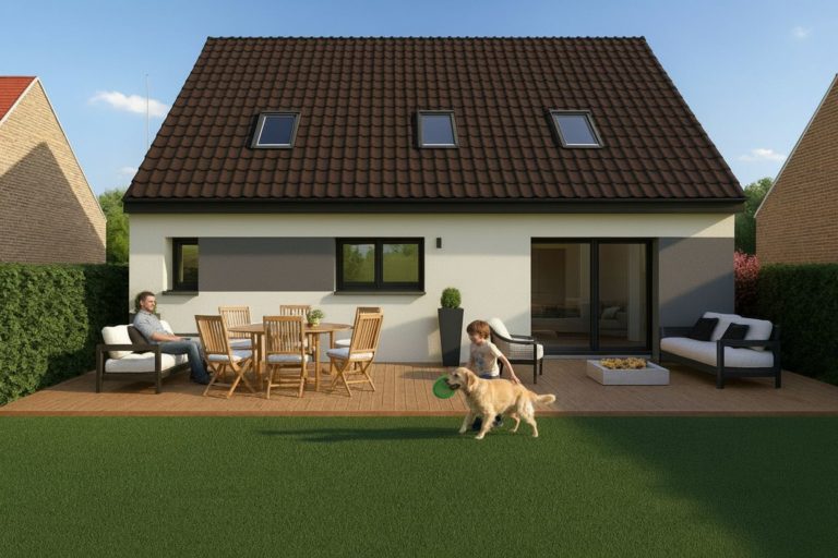 Maison traditionnelle 3 chambres à étage