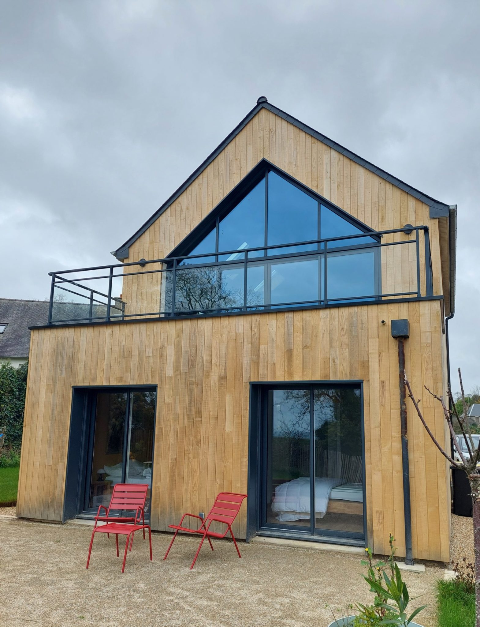 maison contemporaine bardage bois
