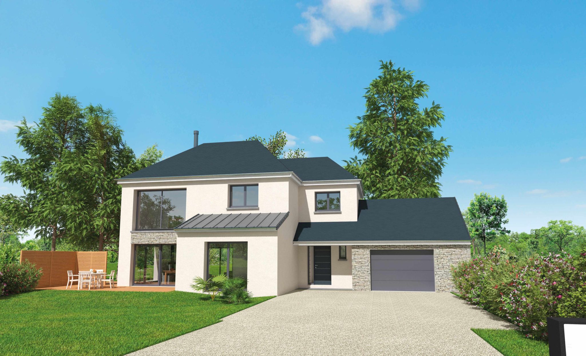 Maison traditionnelle à étage