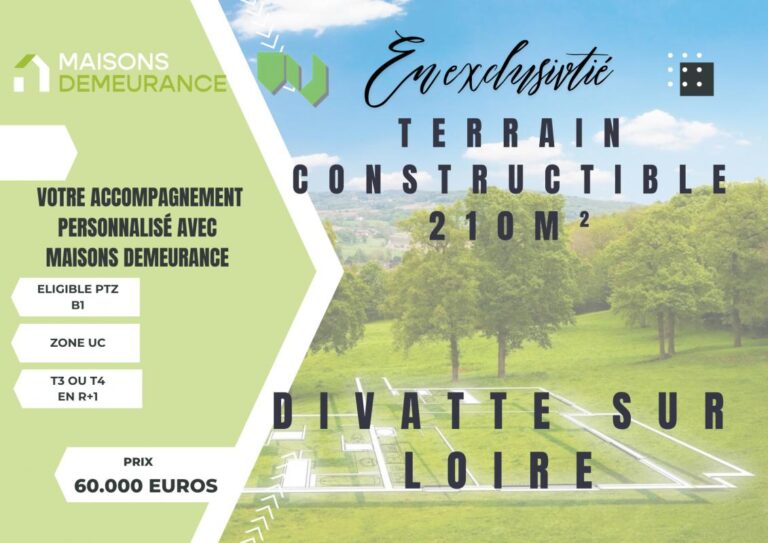 Terrains constructibles Divatte Sur Loire