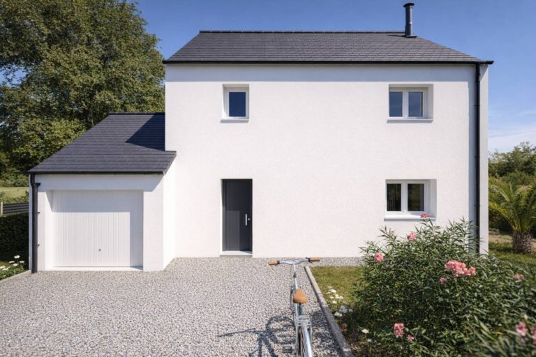 Réalisation Maison à étage 3 chambres avec garage accolé